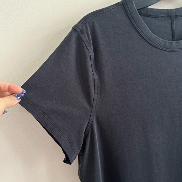 LULULEMON CLASSIC FIT COTTON BLEND TEE SHIRT DRESS PULL ON JERSEY STRETCH 6 - Picture 5 of 8